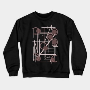 Abstract Lines Crewneck Sweatshirt